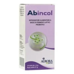 AURORA BIOFARMA Abincol 14 Stick Orosolubili - Integratore Alimentare Hot