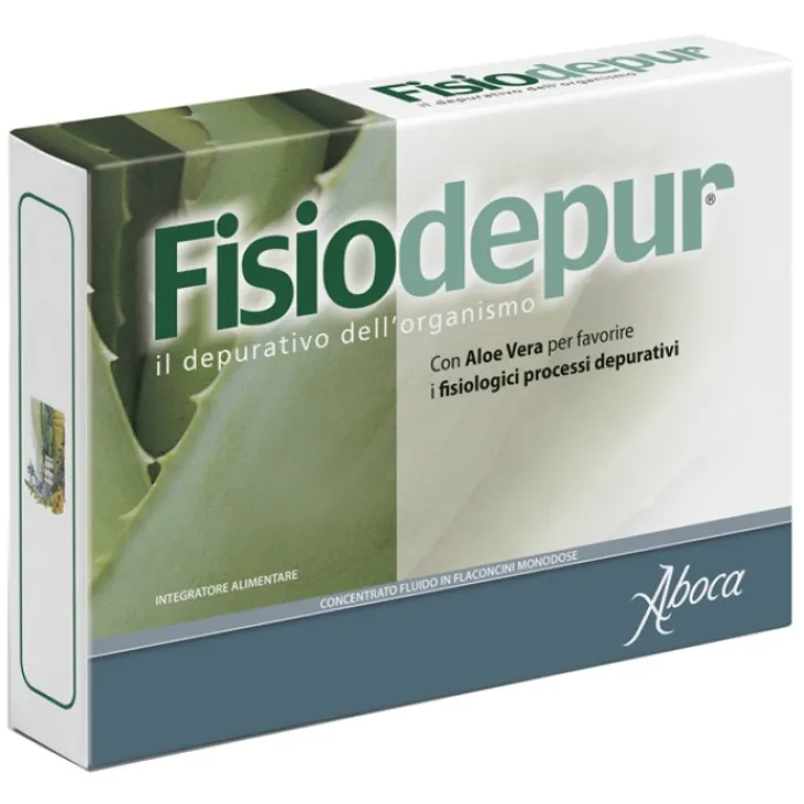 ZENTIVA ITALIA Aboca Fisiodepur Concentrato Fluido 10 Flaconcini - Integratore Depurativo Outlet