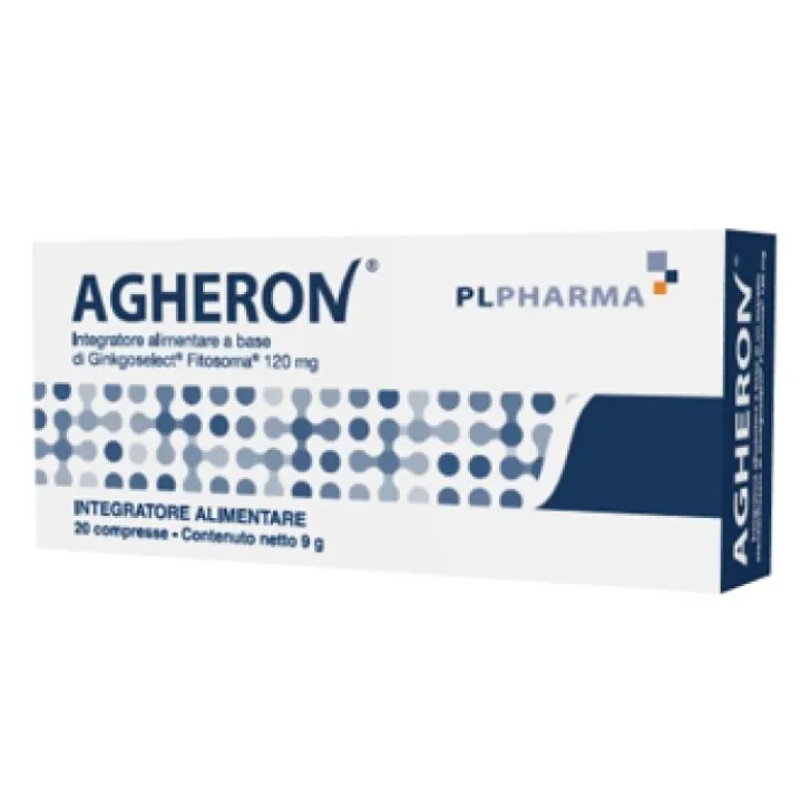 PL PHARMA Agheron 20 Compresse - Integratore per il Microcircolo Best