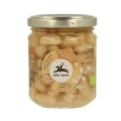 ALCE NERO SpA Alce Nero Fagioli Cannellini Lessati Biologici 200 grammi Sale
