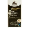 ALCE NERO SpA Alce Nero Tavoletta al Cioccolato Fondente con Zenzero Bio 50 grammi Hot