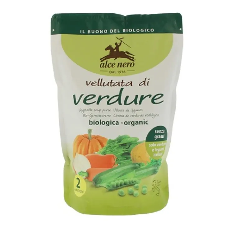 ALCE NERO SpA Alce Nero Vellutata di Verdure Biologica 500 grammi Sale