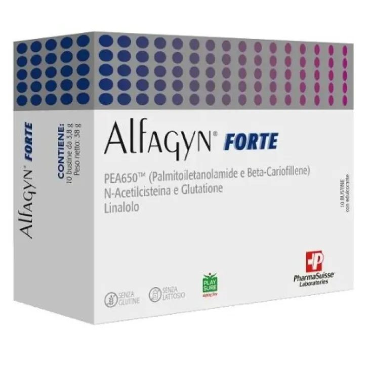 PHARMASUISSE SRL Alfagyn Forte 10 bustine - Integratore Alimentare Outlet