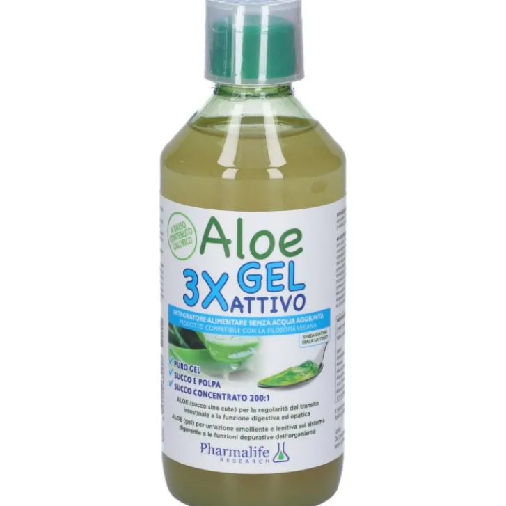PRODOTTI FMCJ Aloe Gel 3x Attivo 500 ml - Integratore Alimentare Discount