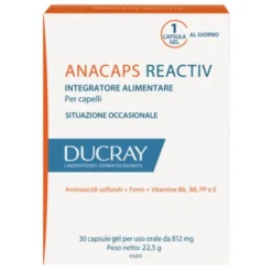 PIERRE FABRE Anacaps Reactiv Capelli 30 capsule - Integratore Benessere Capelli