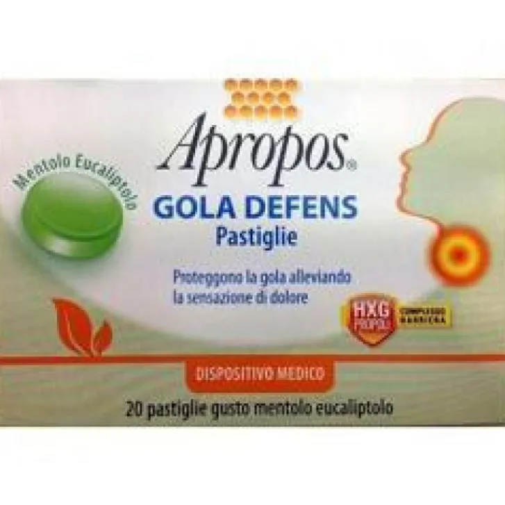 DESA PHARMA Apropos Gola Defens C 20 Pastiglie Gusto Menta e Eucalipto