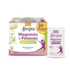 DESA PHARMA Apropos Magnesio e Potassio Senza Zuccheri 24 bustine - Integratore contro Stanchezza e Affaticamento Clearance