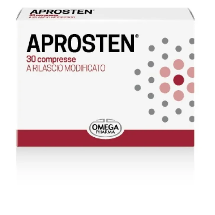 OMEGA PHARMA Aprosten 30 Compresse - Integratore Benessere della Prostata Sale