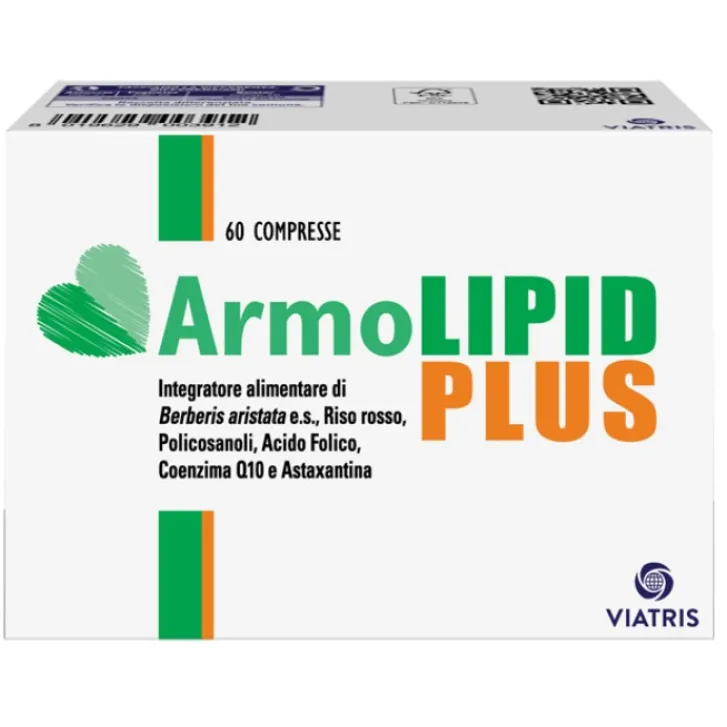 PROGRAMMI SANIT.INTEGRATI Srl Armolipid Plus 60 Compresse PSI - Integratore per Colesterolo Clearance