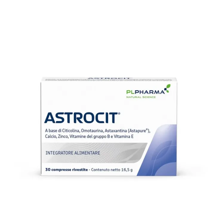 PL PHARMA Srl Astrocit 30 compresse - Integratore Funzione Cognitiva e Neutrotrasmettitore Best