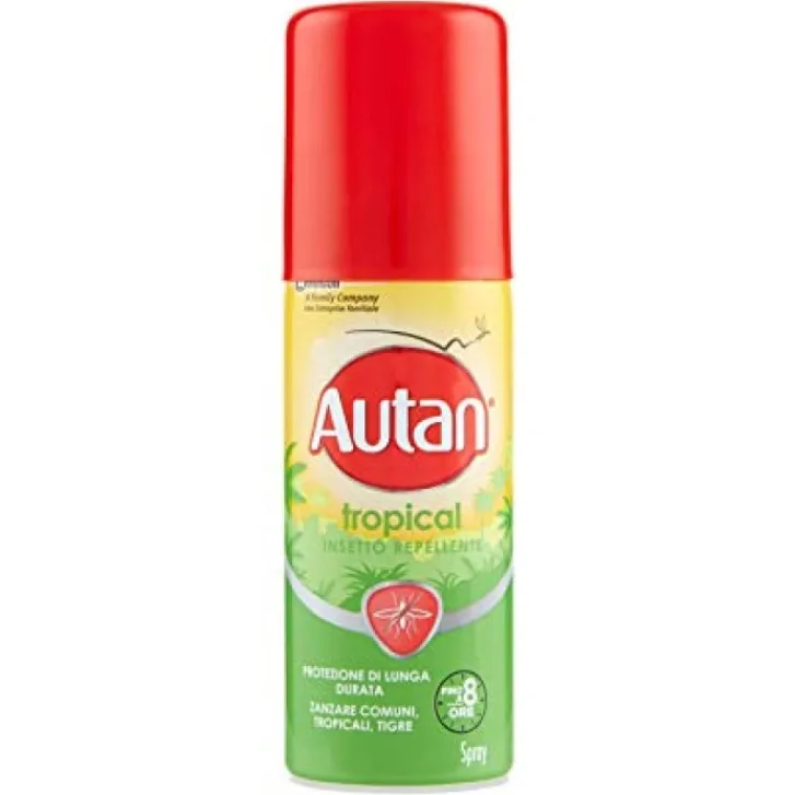 SC JOHNSON ITALY Srl Autan Tropical Spray Antizanzare Tropicali 50 ml Hot