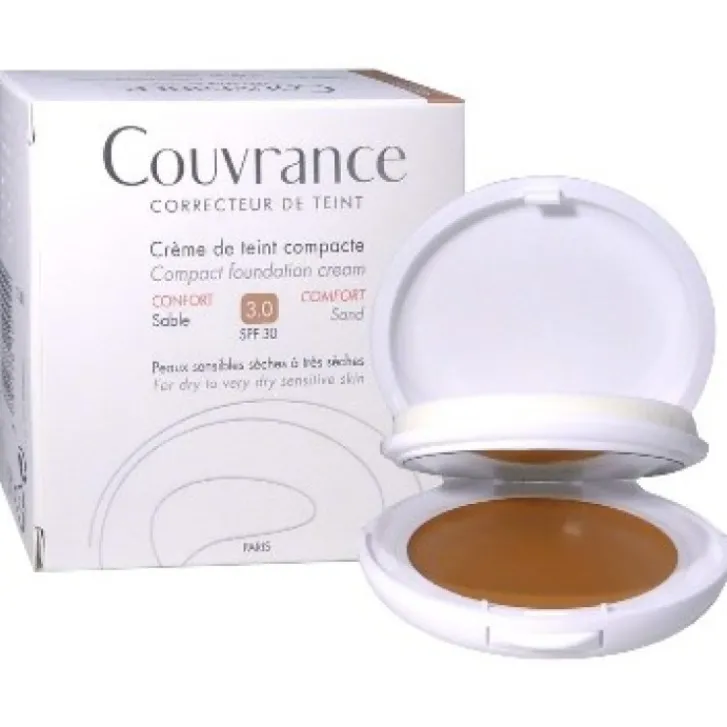 PIERRE FABRE Avene Couvrance Crema Compatta Comfort Colorata Sabbia 10 grammi Hot