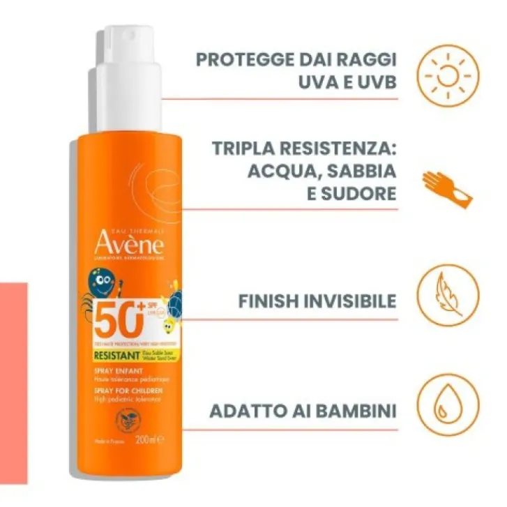 PIERRE FABRE Avene Solare Spray Bambino SPF50+ 200 ml Discount