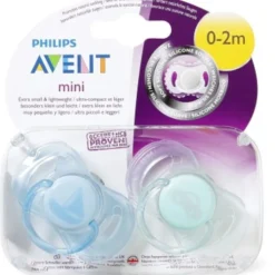 PHILIPS SpA Avent Succhietto Mini per Bimbo 0-2 Mesi 2 Pezzi Clearance