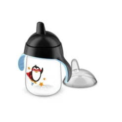PHILIPS SpA Avent Tazza Decorata con Beccuccio Nera 340 ml Outlet
