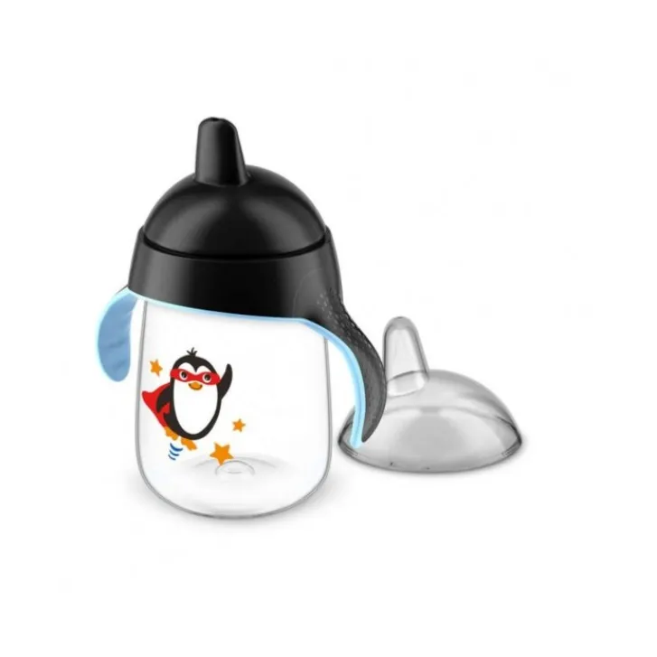 PHILIPS SpA Avent Tazza Decorata con Beccuccio Nera 340 ml Outlet