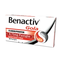 RECKITT BENCKISER Benactiv Gola Pastiglie Limone e Miele Flurbiprofene 16 Pastiglie Discount
