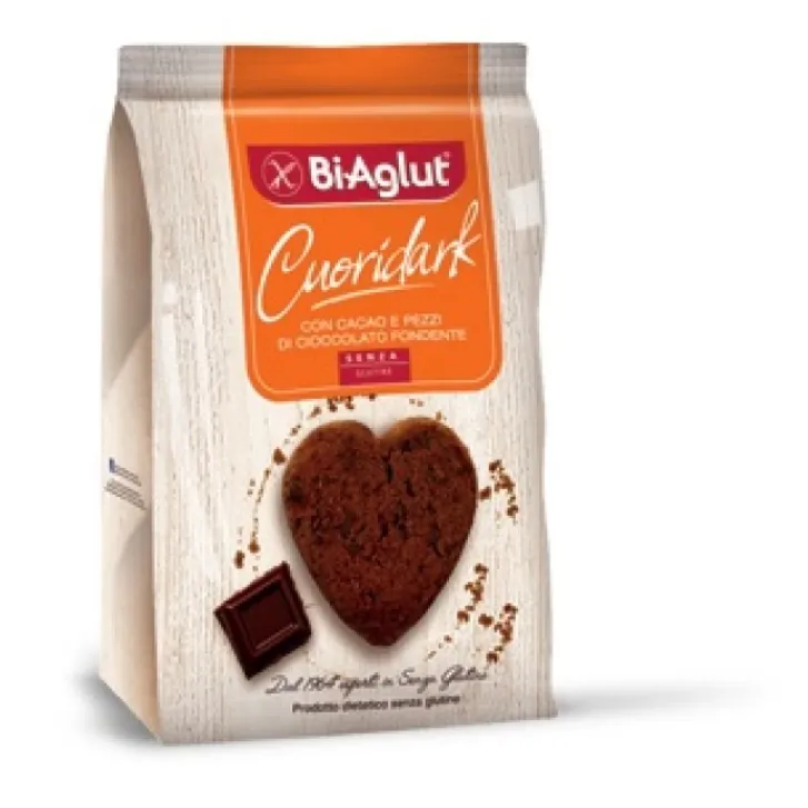 PRINCES ITALIA SpA Biaglut Biscotti Senza Glutine Cuori Dark 200 grammi Best