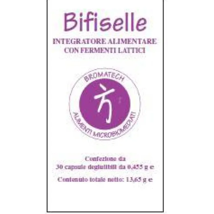 BROMATECH Srl Bifiselle 30 Capsule - Integratore Fermenti Lattici Best