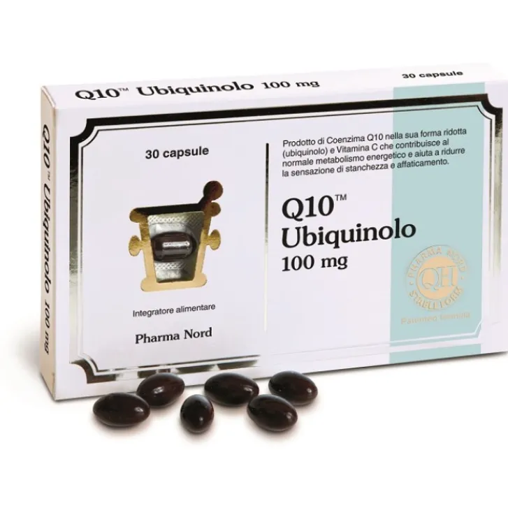 PHARMA NORD Bio Attivo Q10 Ubiquinolo 30 Capsule - Integratore Alimentare Discount