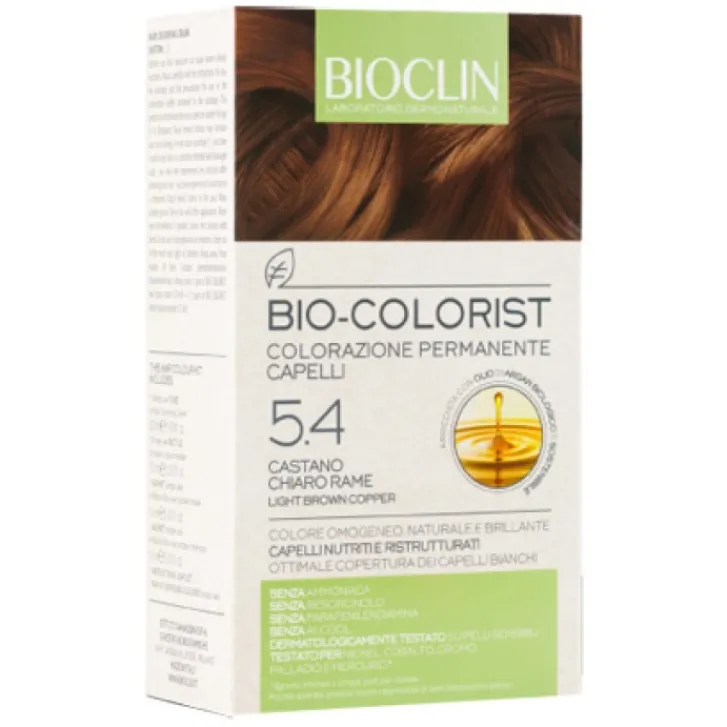 IST.GANASSINI SpA Bioclin Bio Colorist 5.4 Castano Chiaro RameTintura Naturale per Capelli Outlet