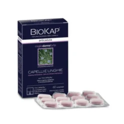 BIOS LINE Biokap Miglio Donna Forte 60 Compresse - Integratore Capelli e Unghie