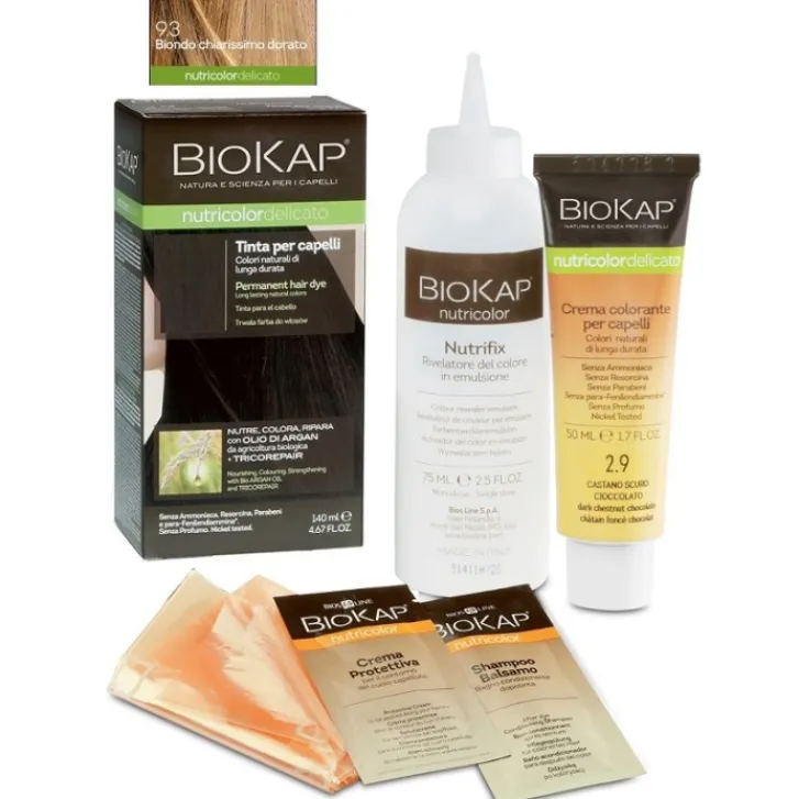 BIOS LINE SpA Biokap Nutricolor Delicato 9.3 Biondo Chiarissimo - Tintura per Capelli
