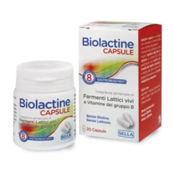 SELLA Srl Biolactine 20 Capsule - Integratore Fermenti Lattici e Vitamine Outlet