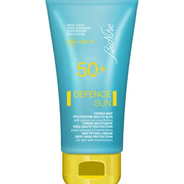 I.C.I.M. (BIONIKE) INTERNATION Bionike Defence Sun Solare Crema Mat SPF 50+ per pelle grassa 50 ml Outlet