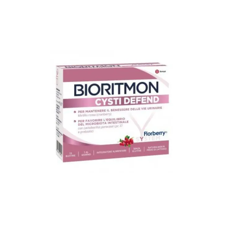 DOMPE FARMACEUTICI SpA Bioritmon Cysti Defend 10 bustine - Integratore Benessere Vie Urinarie Outlet