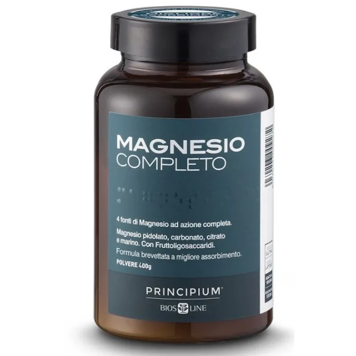 BIOS LINE Principium Magnesio Completo 200 grammi - Integratore Alimentare Outlet