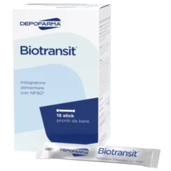 DEPOFARMA SpA Biotransit 15 Stick 15 ml - Integratore Alimentare