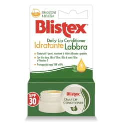 CONSULTEAM Srl Blistex Vasetto Idratante e Protettivo Labbra SPF 30 7 ml Hot