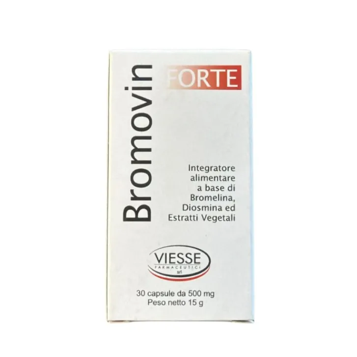 VIESSE FARMACEUTICI Srl Bromovin Forte 30 Capsule Online