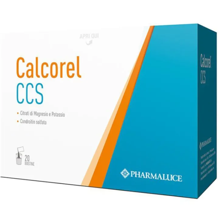 PHARMALUCE ELP Calcorel CCS 20 Bustine - Integratore Alimentare Outlet