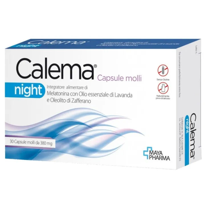 MAYA PHARMA Srl Calema Night 30 Perle - Integratore Benessere Sonno Online