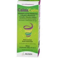 INLINEA Srl CalmìColin Gocce 15 ml - Integratore Equilibrio Flora Intestinale Sale