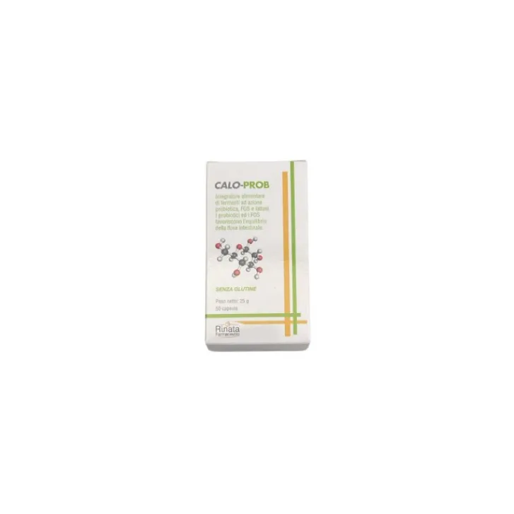 RI.NATA FARMACEUTICI Srl Calo-Prob 50 capsule - Integratore Benessere Flora Intestinale Outlet
