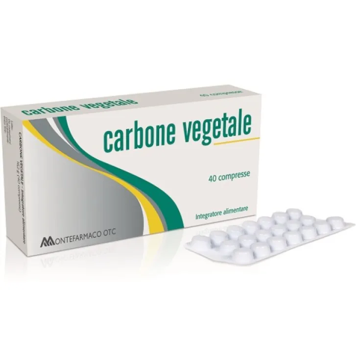 MONTEFARMACO OTC SpA Carbone Vegetale 40 Compresse - Integratore Gonfiore Addominale Best