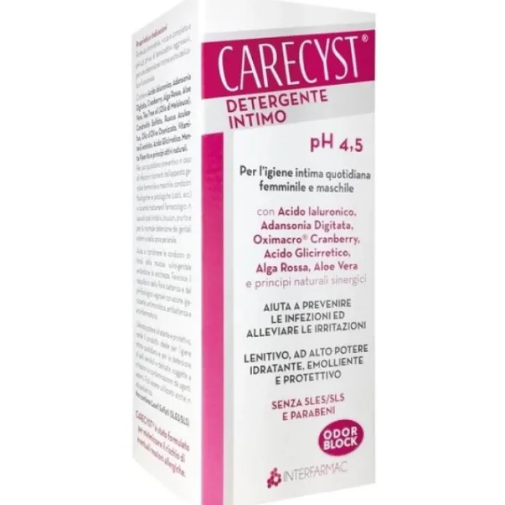 INTERFARMAC Srl Carecyst Detergente Intimo 250 ml Sale