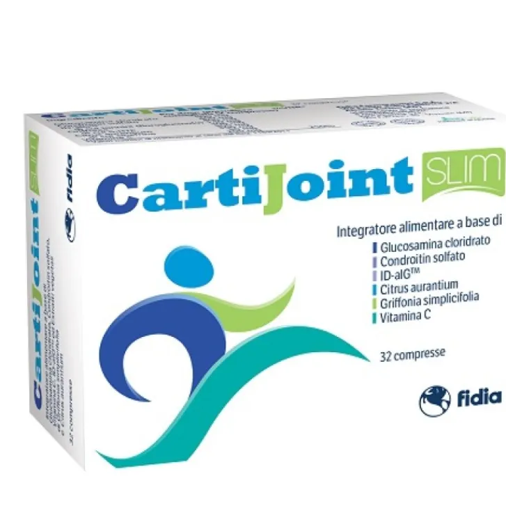FIDIA FARMACEUTICI SpA Carti Joint Slim 32 Compresse - Integratore Funzionalita' Articolare Sale