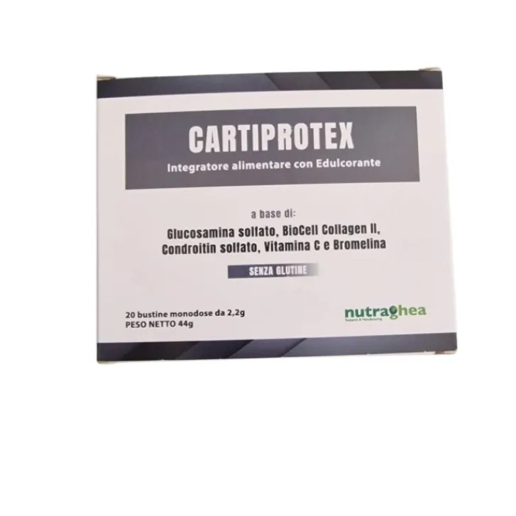 NUTRAGHEA Srl Cartiprotex 20 Bustine - Integratore Benessere Ossa e Cartilagini Hot