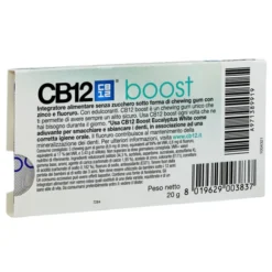 COMIFAR Cb12 Boost Alito Cattivo 10 Gomme Masticabili Eucalipto Bianco New