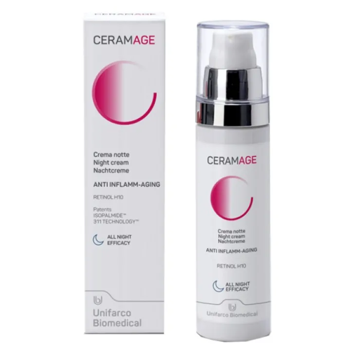 UNIFARCO SpA Ceramage Crema Notte 50 ml New