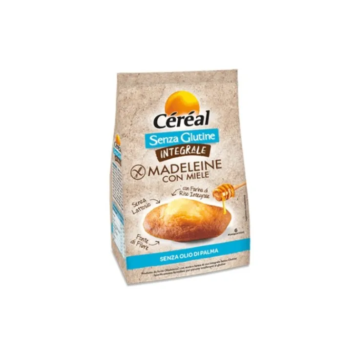 NUTRITION & SANTE' ITALIA SpA Cereal Madeleine Integrali con Miele 170 grammi Discount