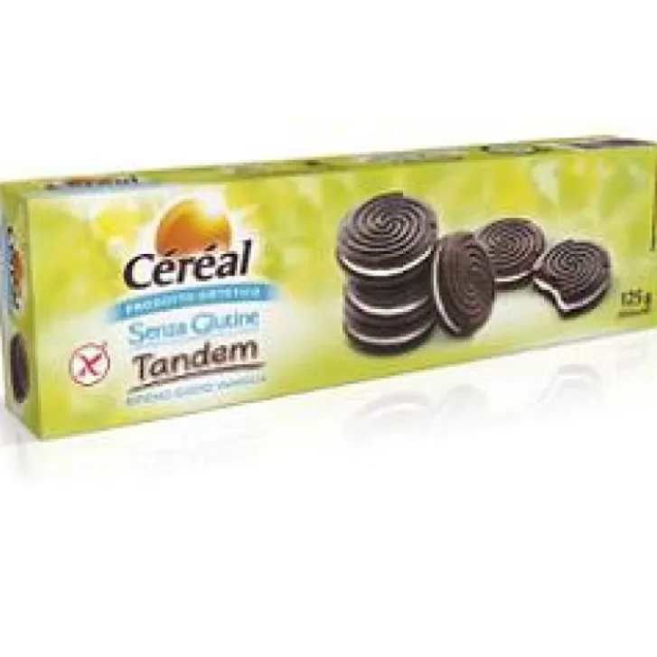 NUTRITION & SANTE' ITALIA SpA Cereal Tandem Biscotti al Cacao con Ripieno Vaniglia Senza Glutine 125 grammi Best