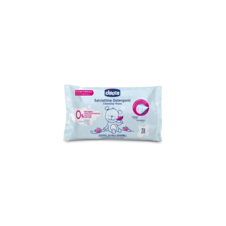 ARTSANA CHICCO Chicco Cosmetic Salviette Detergenti senza Plaquette 72 pezzi Best