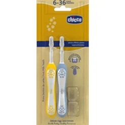 CHICCO (ARTSANA SpA) Chicco Spazzolino 6-36 Mesi Doppio Azzurro Giallo Online