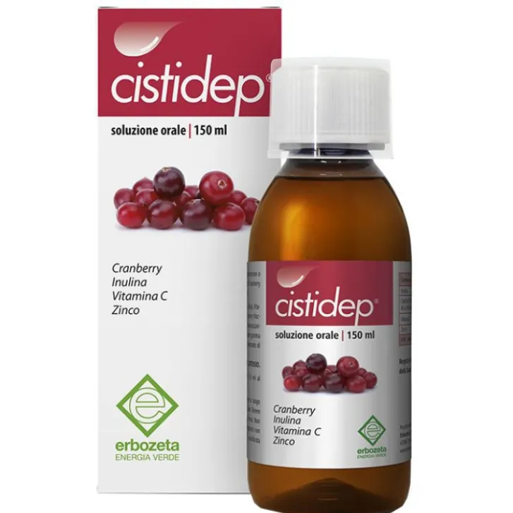 ERBOZETA Cistidep Sciroppo 150 ml - Integratore Cistitie Clearance
