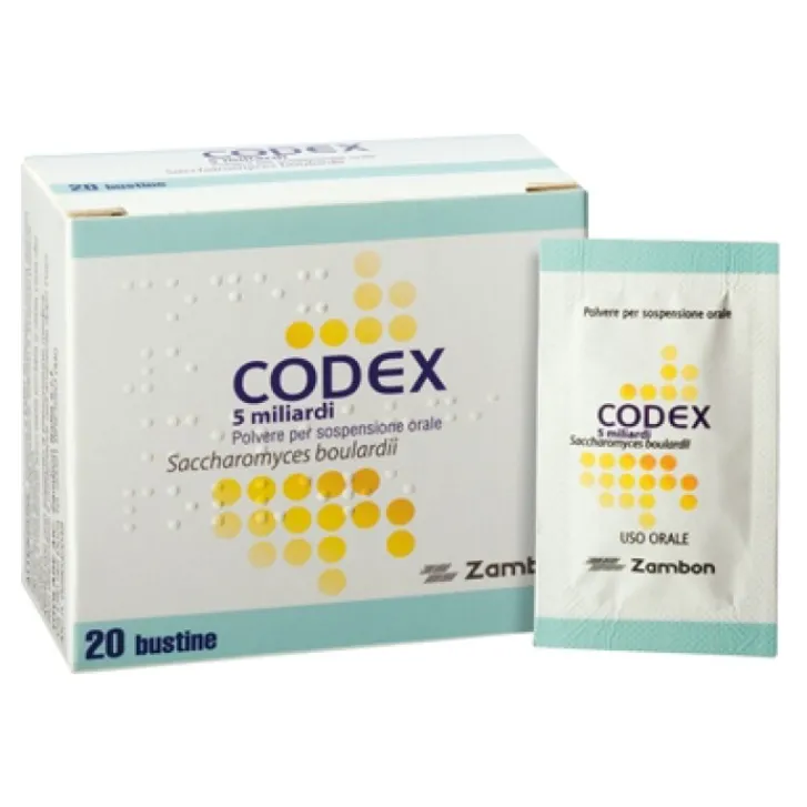 ZAMBON CH Codex 5 Miliardi Fermenti Lattici 250 mg 20 Bustine Best